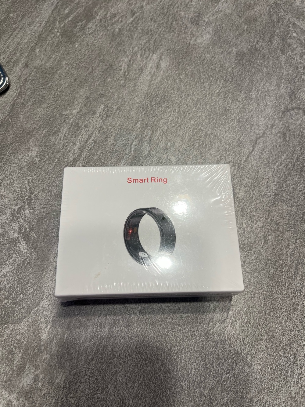 Ring Smart Ring Accessory in White with Black Ring Graphic